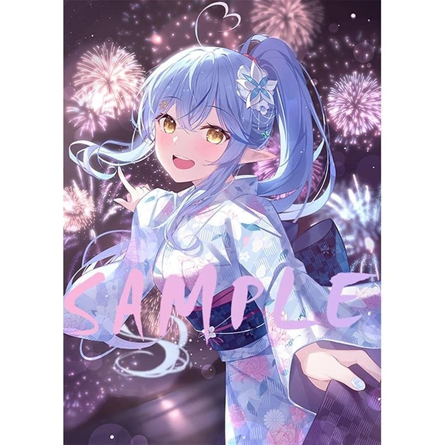 雪花ラミィ　タペストリー　4個セット Amazon.co.jp: 等身大タペストリー 受注生産ウェディング雪花